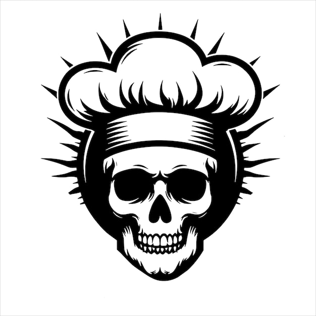 Chef Skull svg