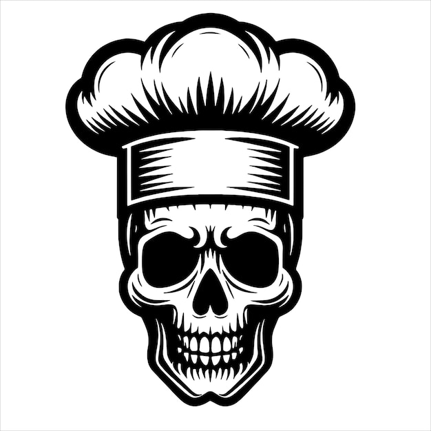 Chef Skull svg