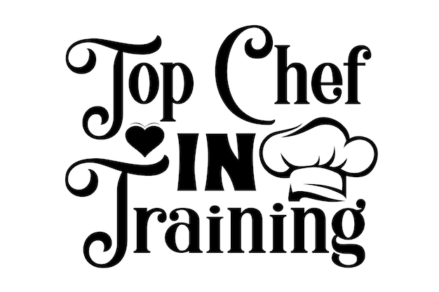 Vettore lo chef svg bundle.