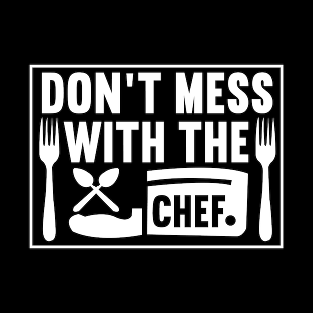 Chef t-shirt design