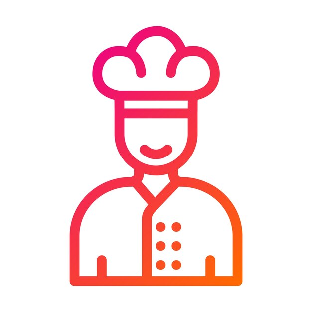 Chef Vector Icon Design Illustratie