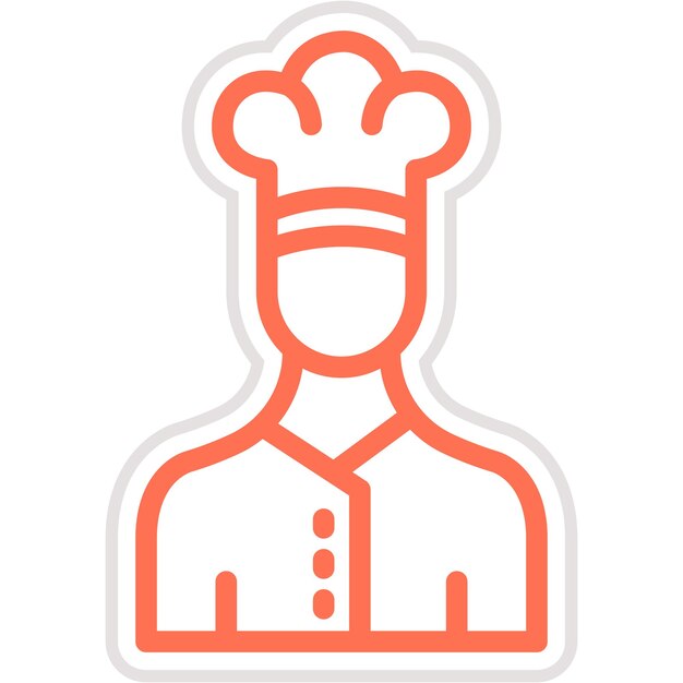Chef Vector Icon Design Illustratie