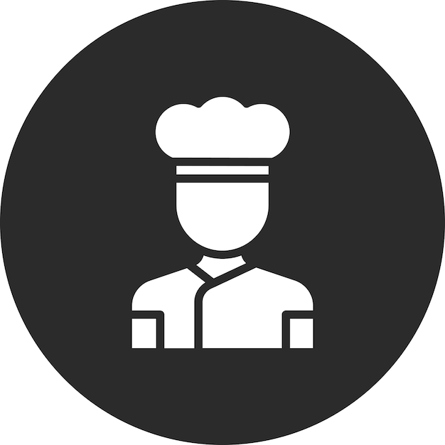 Chef vector icoontje illustratie van Food Delivery icoonset