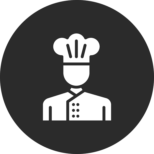 Chef vector icoontje illustratie van Hotel Services icoonset