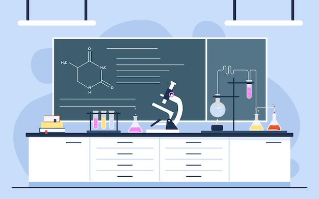 化学または生物学実験室