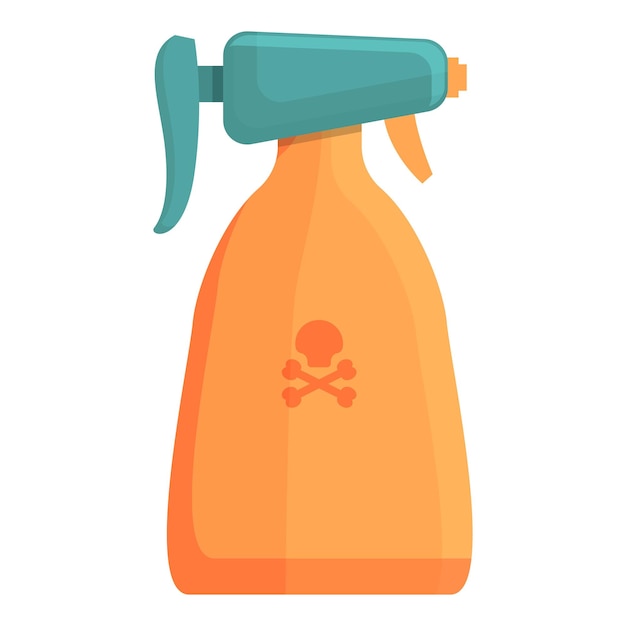 Chemical control spray icon cartoon vector Pest insect Pesticide exterminator