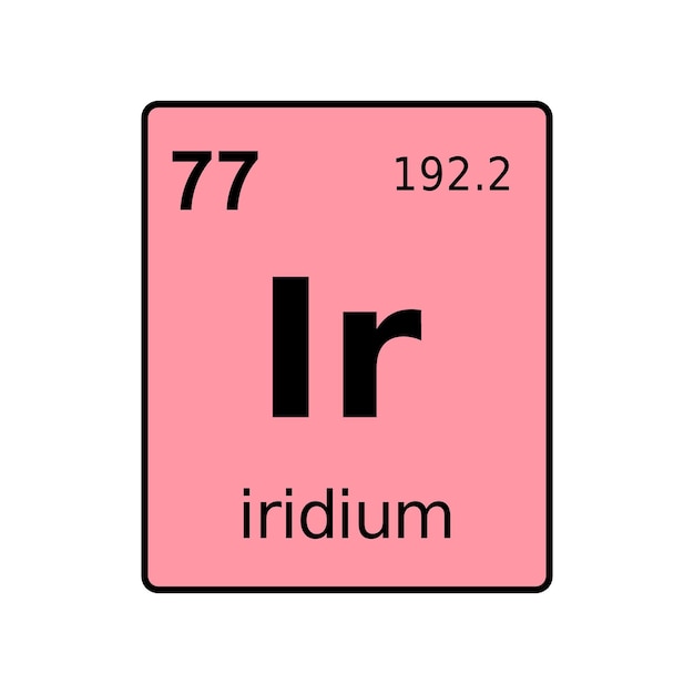 Chemical element of periodic table