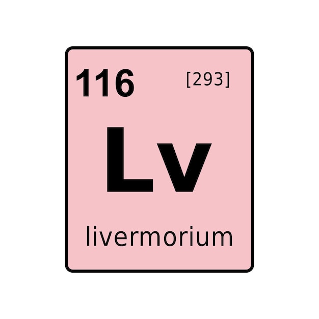 Chemical element of periodic table