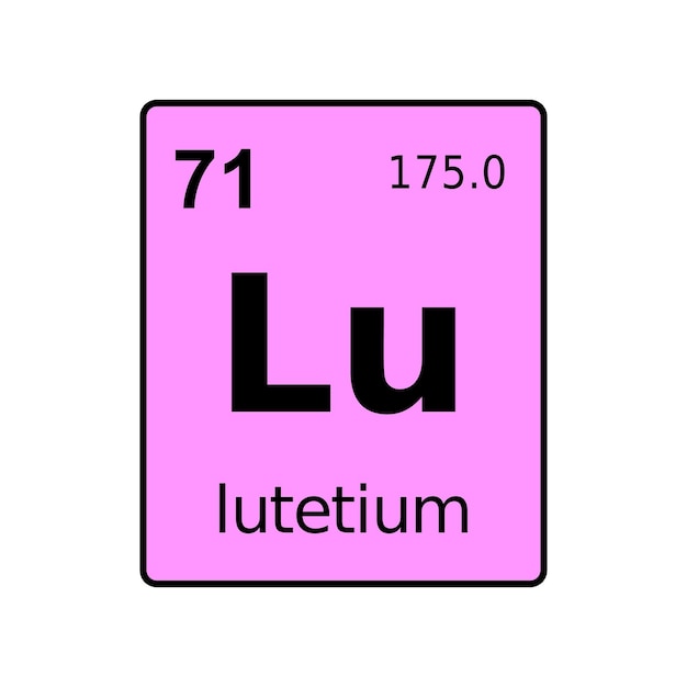 Chemical element of periodic table