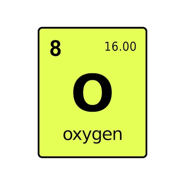 Chemical element of periodic table