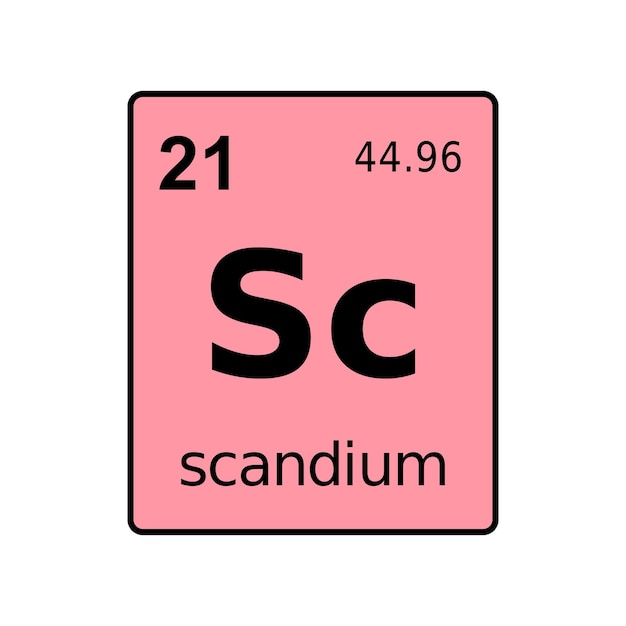 Chemical element of periodic table