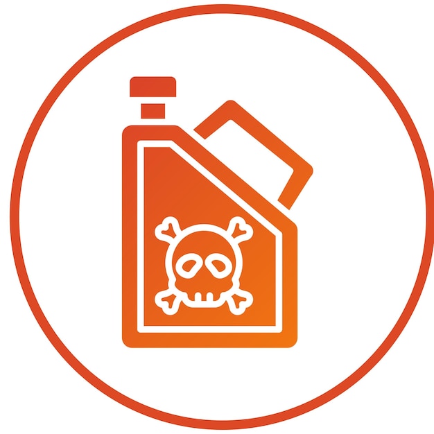 Vector chemical icon style