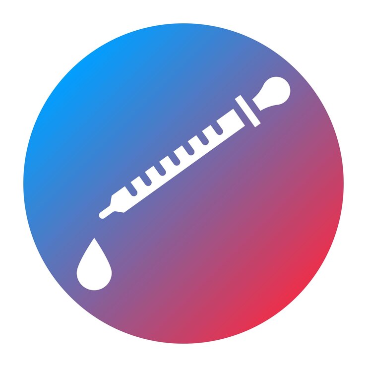 Vector chemical injection icon vector image can be used for water treatment