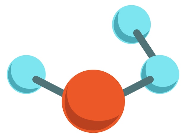 chemical structure molecule cartoon icon physics symbol