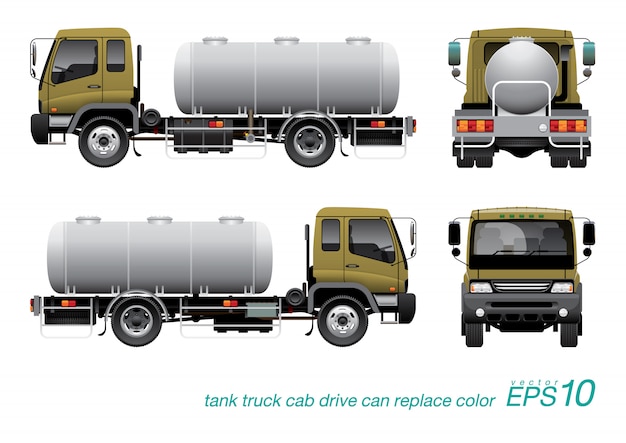 chemical tank truck