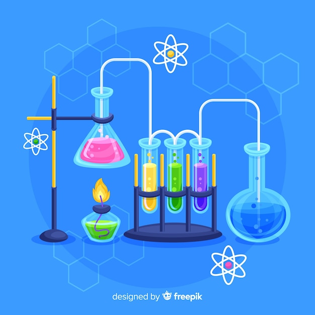 Vector chemie achtergrond