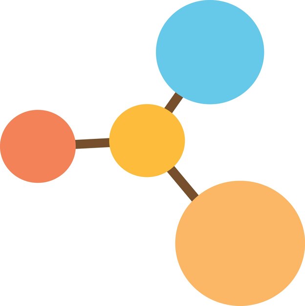 Vector chemische verbindingspictogram