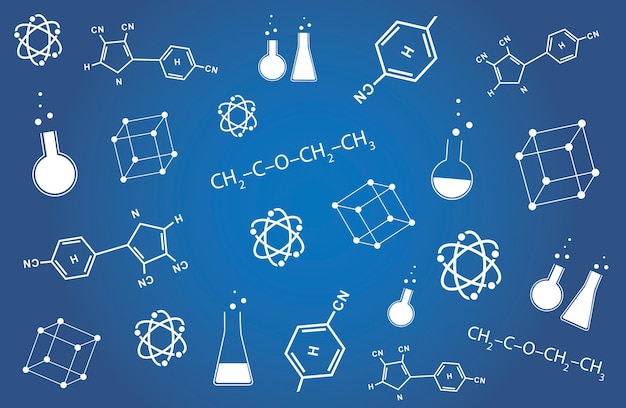 Химическое образование и векторный фон науки