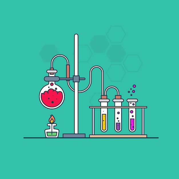 Premium Vector | Chemistry_lab