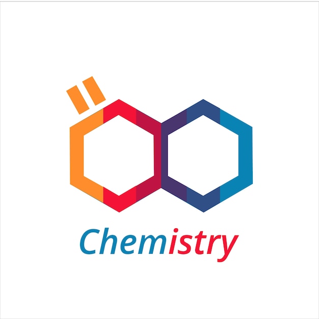 Vector chemistry logo template