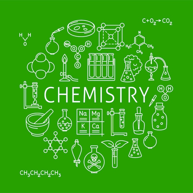 화학 라운드 포스터