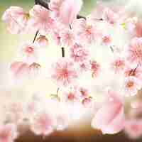 ベクトル 桜、桜の花。