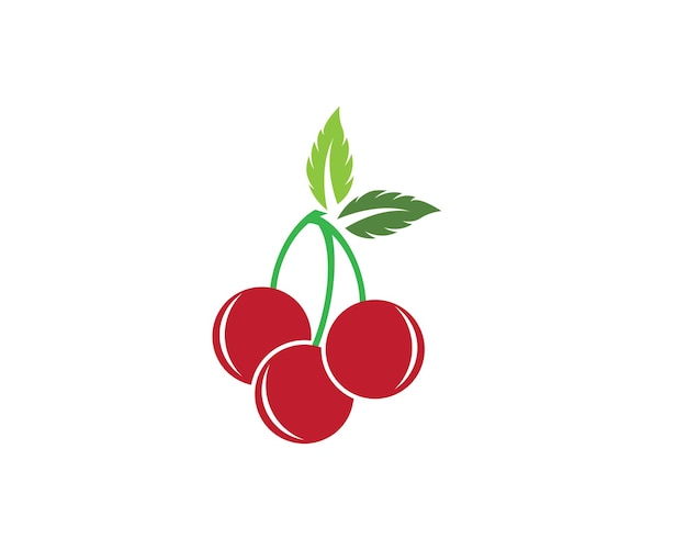 Cherry Icon vector Illustration