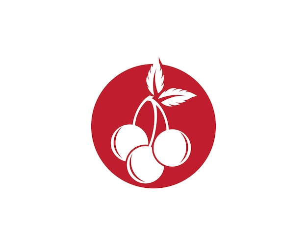 Cherry Icon vector Illustration