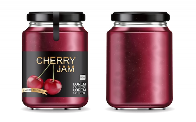 Cherry jam realistisch