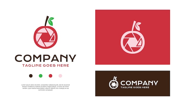 Cherry Lens Photography Logo Design