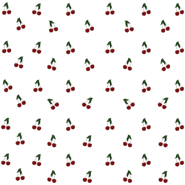 Vector cherry pattern background
