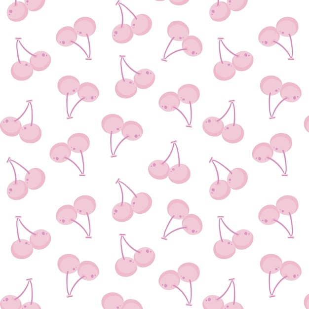 Vector cherry pattern design