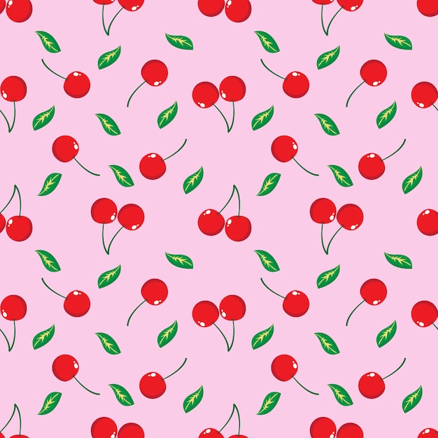 Cherry seamless pattern