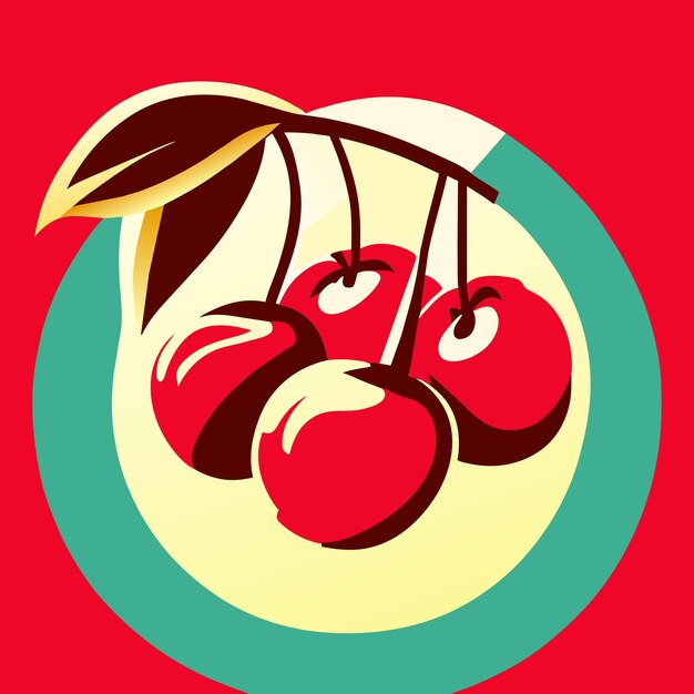 Cherry vector illustration