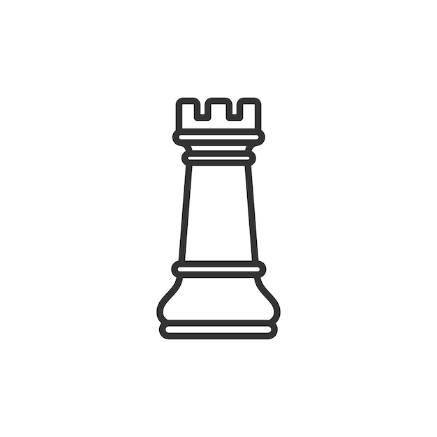 Vector chess cartoon vector illustration design