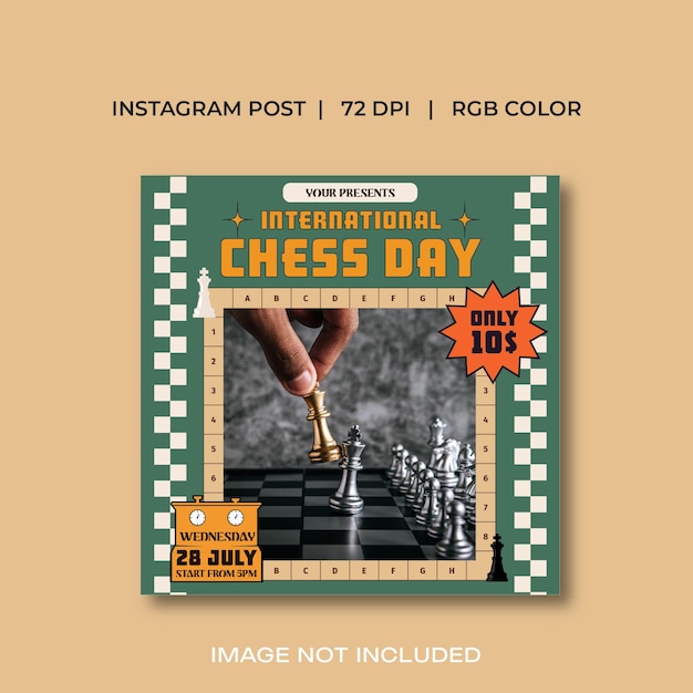 Chess day Socials Media