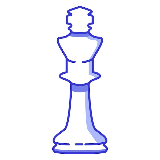 Chess figure king.