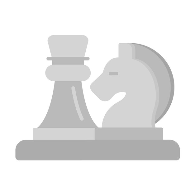 Vector chess game icon vector image can be used for online game