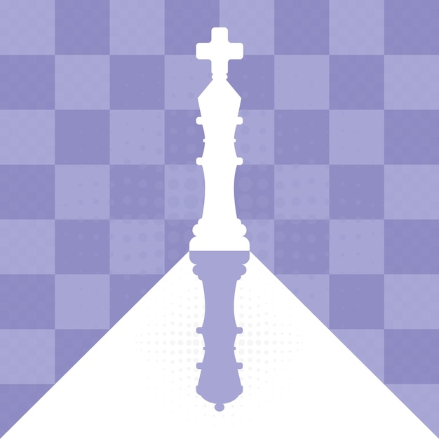 Vector chess game illustration