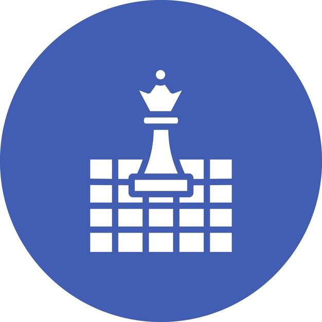 Вектор Изображение иконки шахматной векторной игры online game