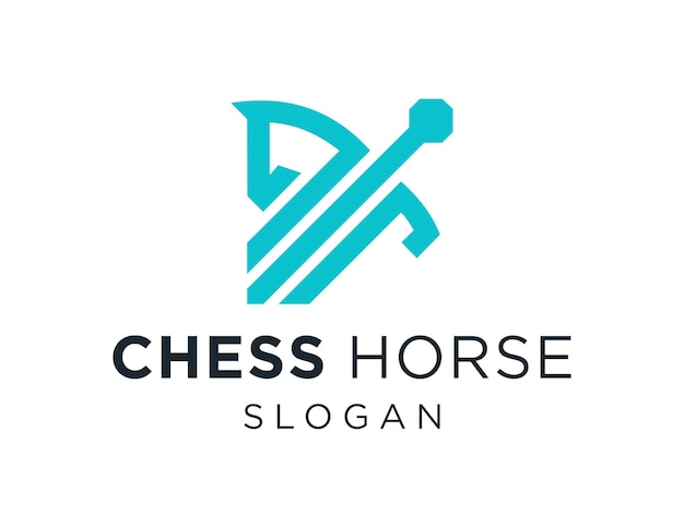 체스 말 로고 디자인은 흰색 배경의 Corel Draw 2018 응용 프로그램을 사용하여 만들어졌습니다.