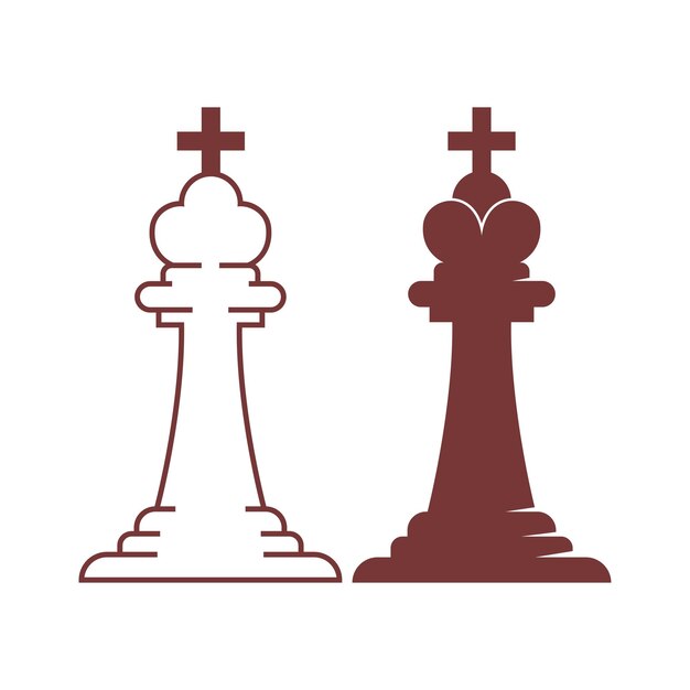 Chess icon logo design