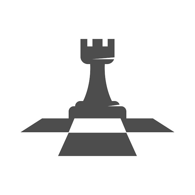 Chess icon logo design