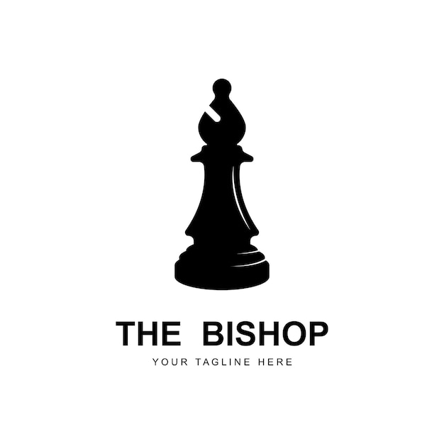 Дизайн векторной иконки шахматного логотипа логотип для турнирного значка спорта