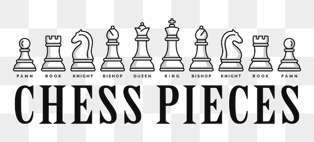 Chess pieces logo