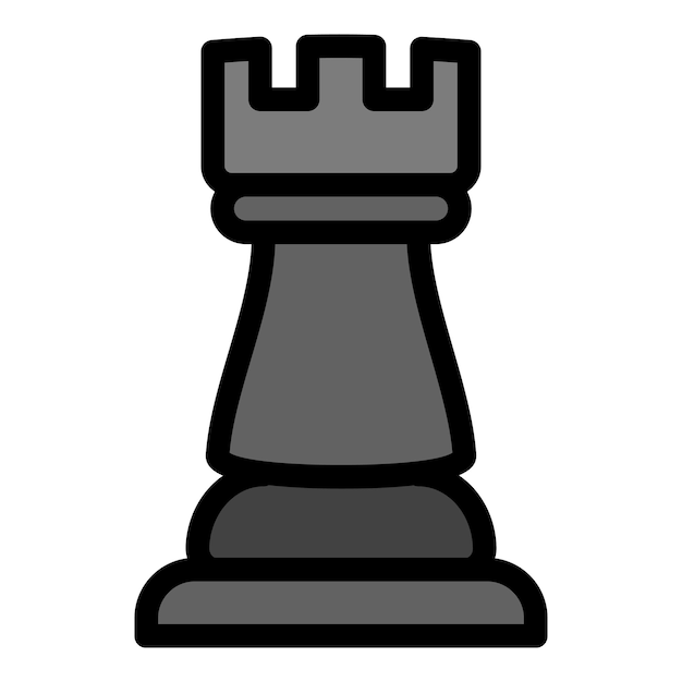 Chess rook Royalty Free Vector Image - VectorStock