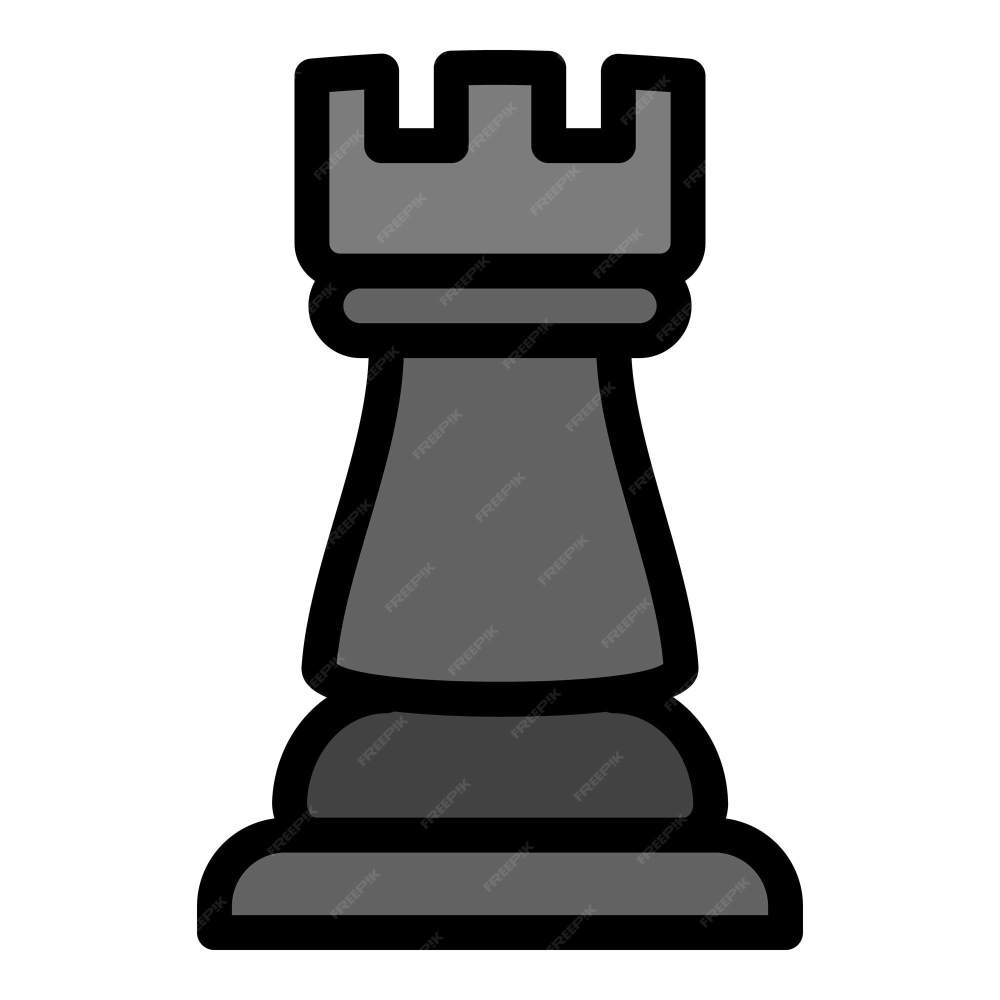 Rook Chess Piece Vector for Free Download