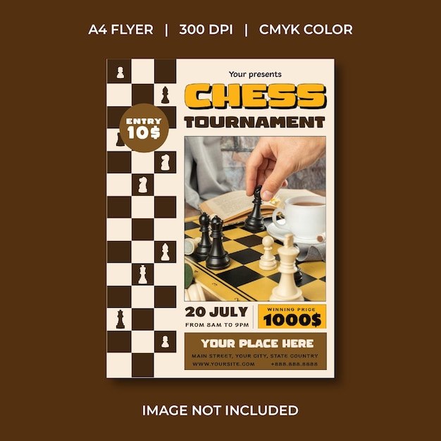 chess tournament flyer