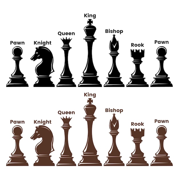 Premium Vector  Chess vector elements