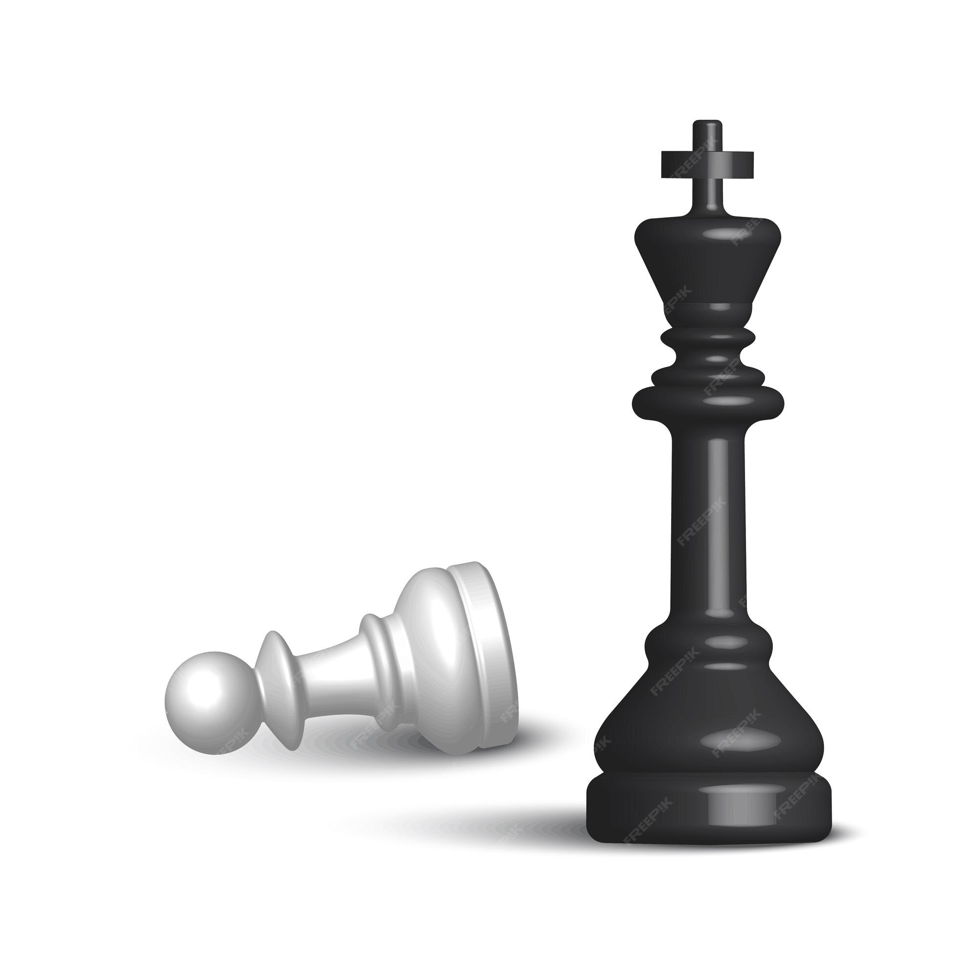 Premium Vector  Two pawns are chess pieces sketch lies and stands vector  handdrawn illustration